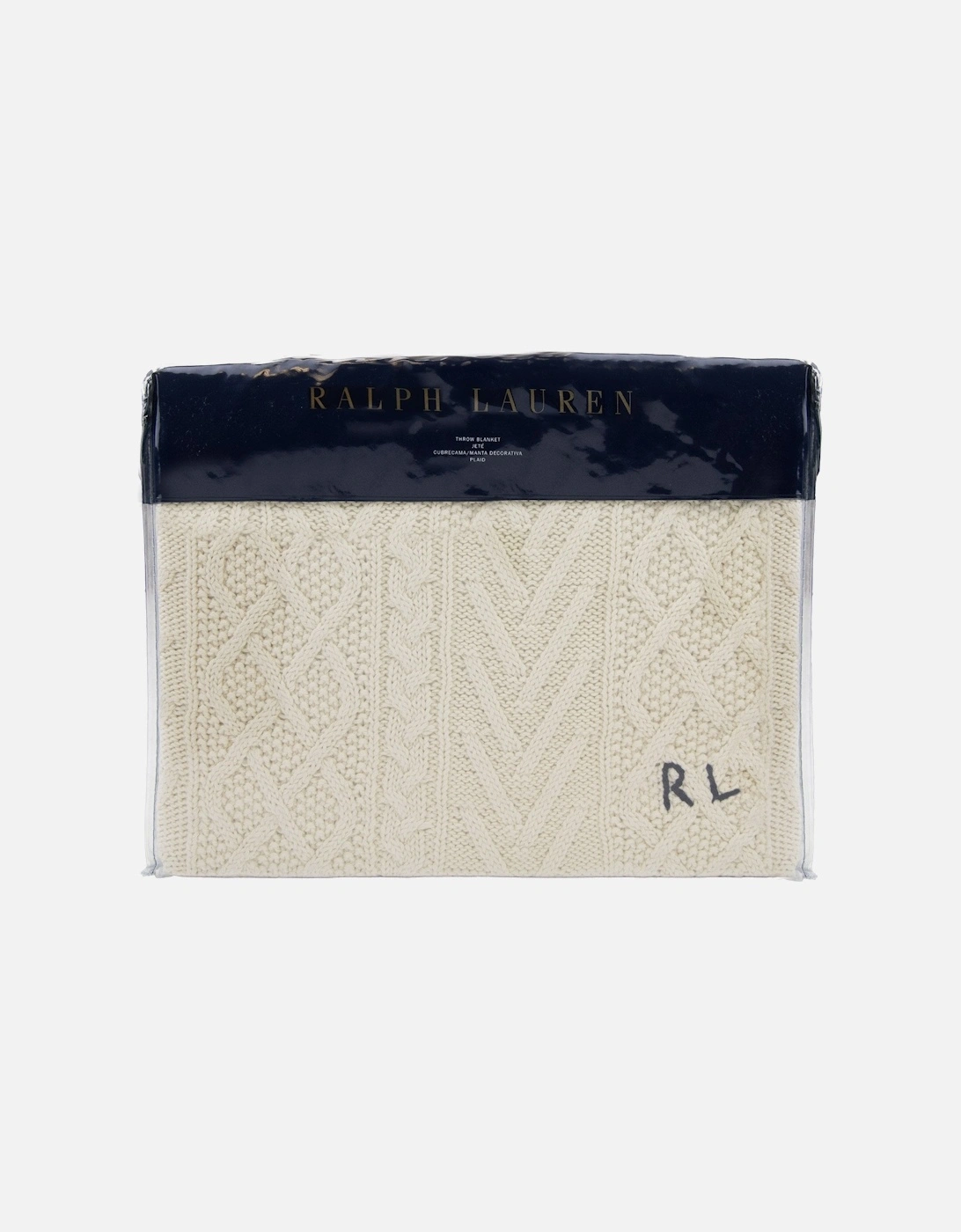 Highland Knit Throw Cream, 5 of 4