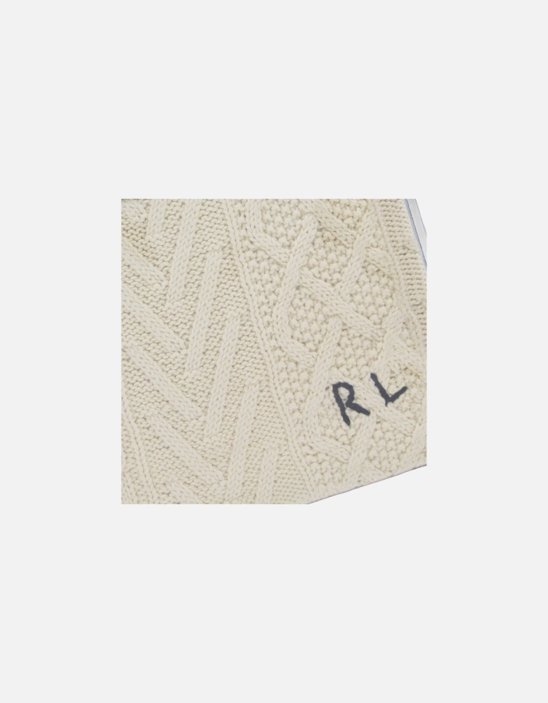 Highland Knit Throw Cream