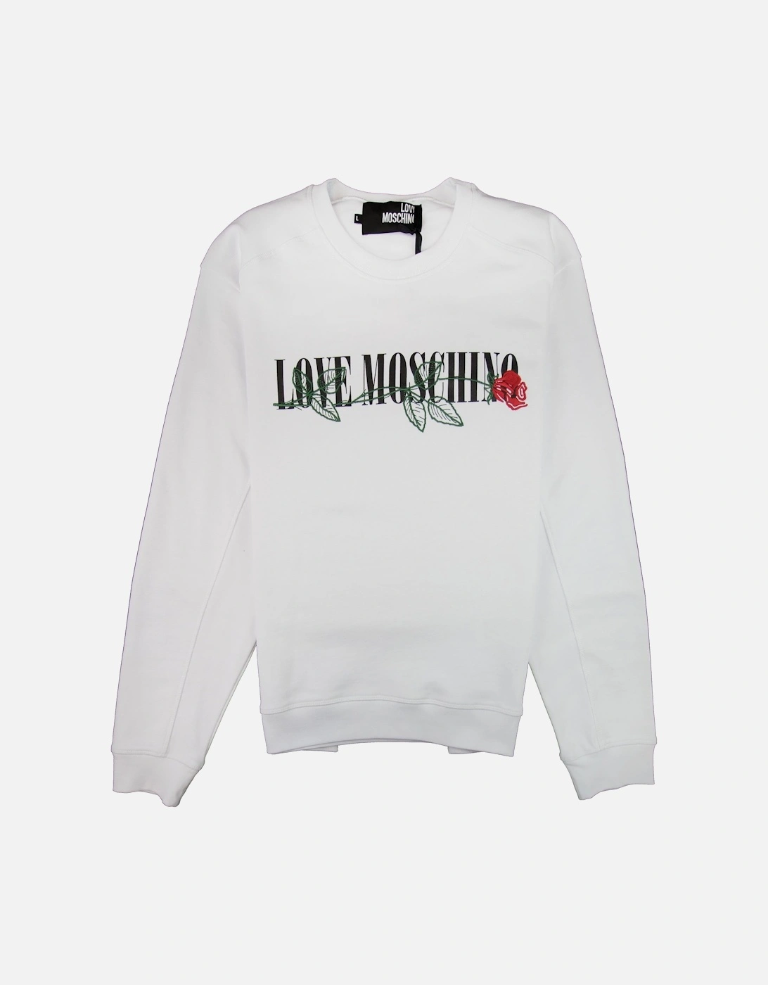Rose Logo Sweatshirt White, 3 of 2