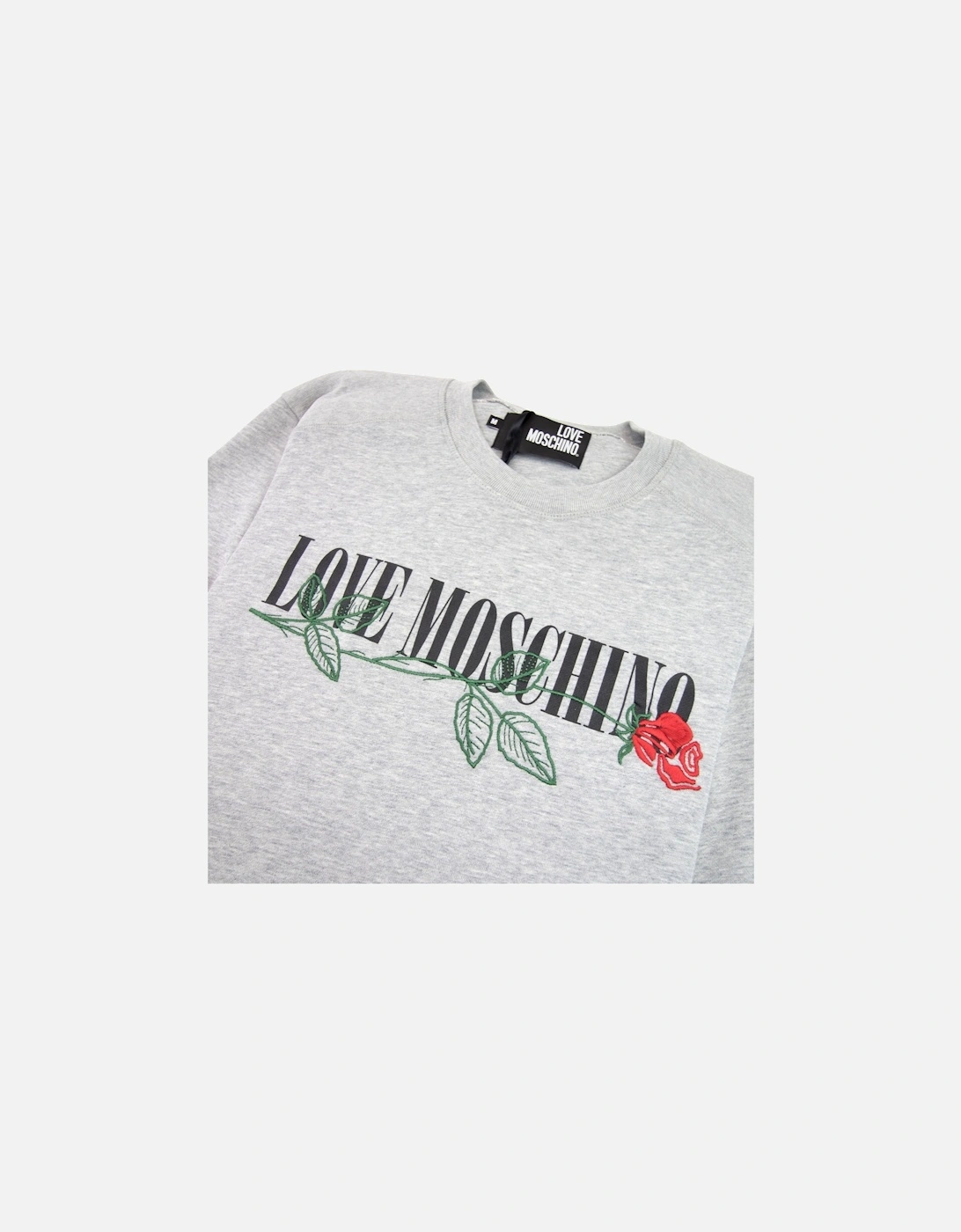 Rose Logo Sweatshirt Grey
