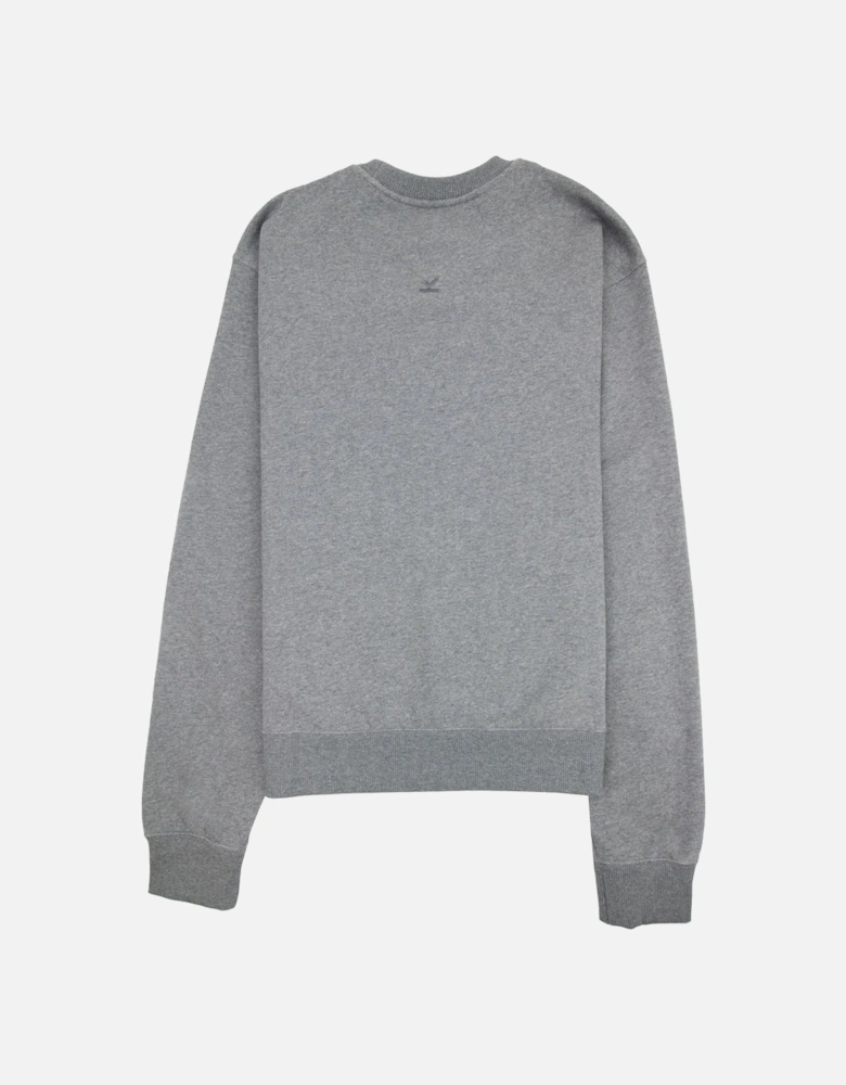 Logo Print Crewneck Sweatshirt Dark Grey