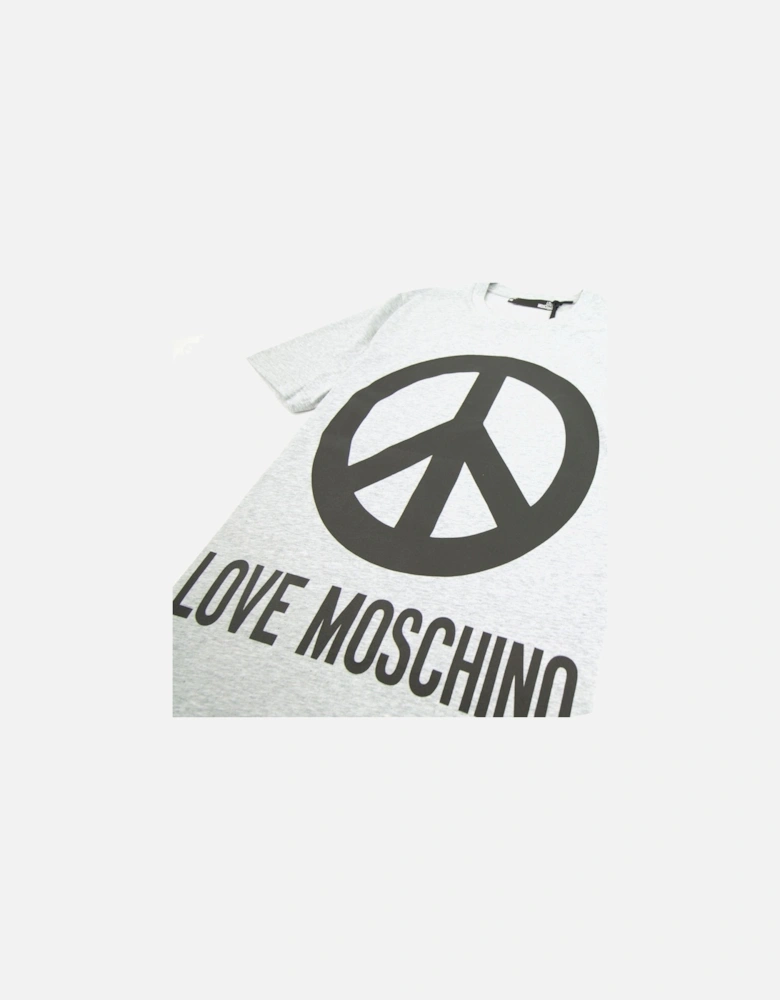 Peace T-shirt Grey/Black