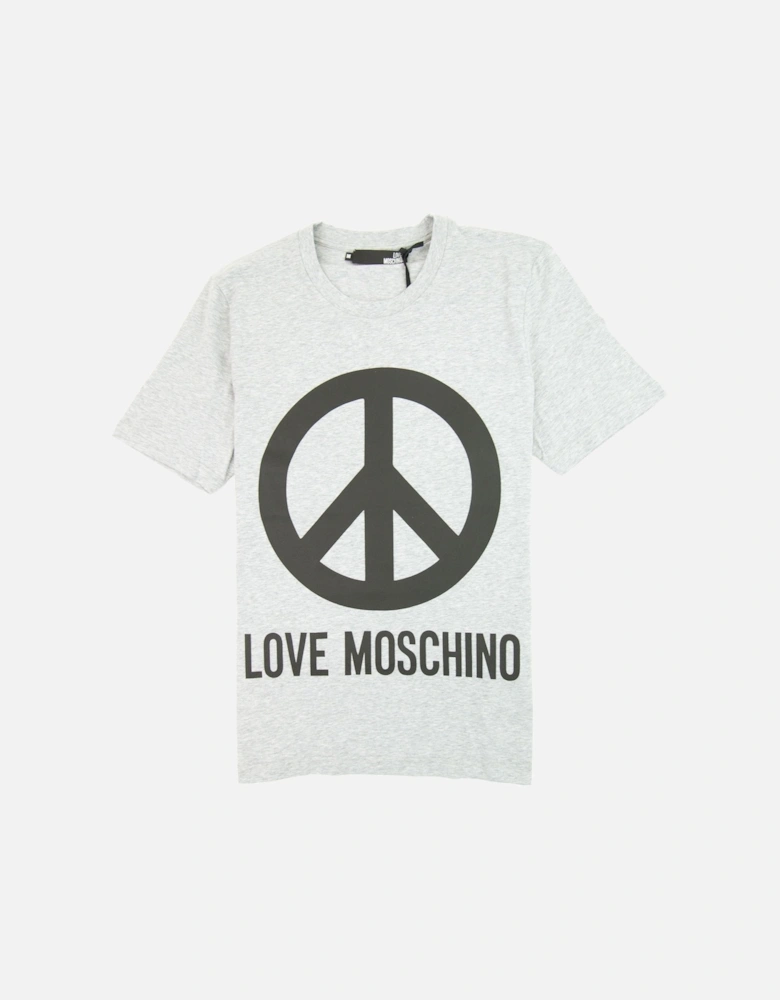 Peace T-shirt Grey/Black