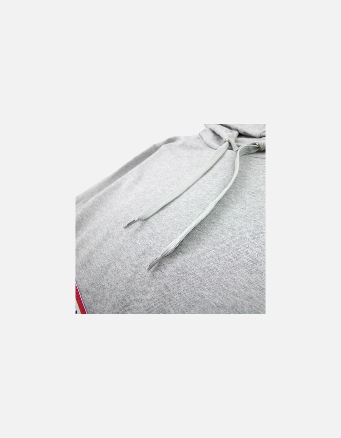 Underwear Tape Logo Lounge Hooded Sweatshirt Grey 0489