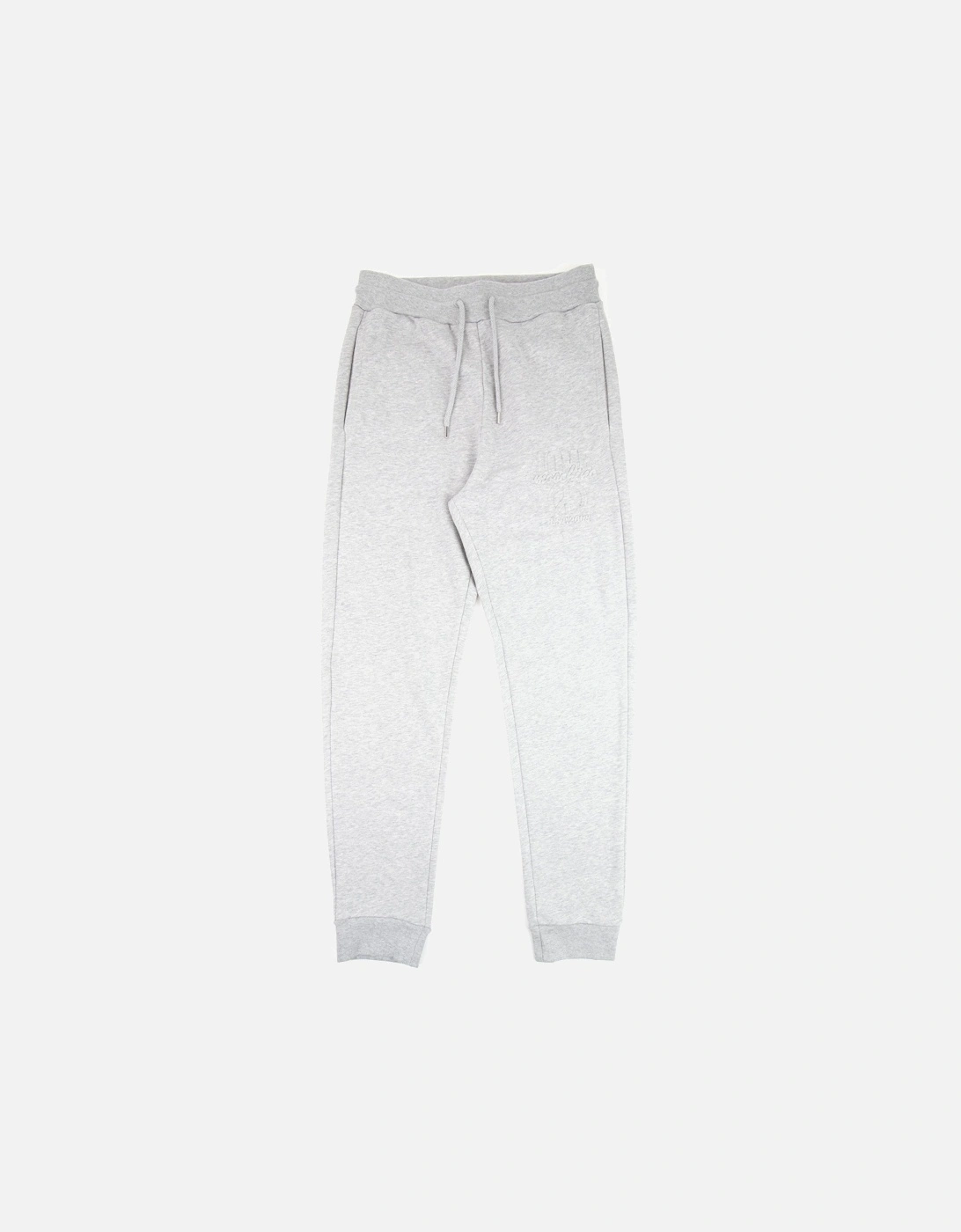 Embossed Peace Logo Tracksuit Pants Grey, 3 of 2