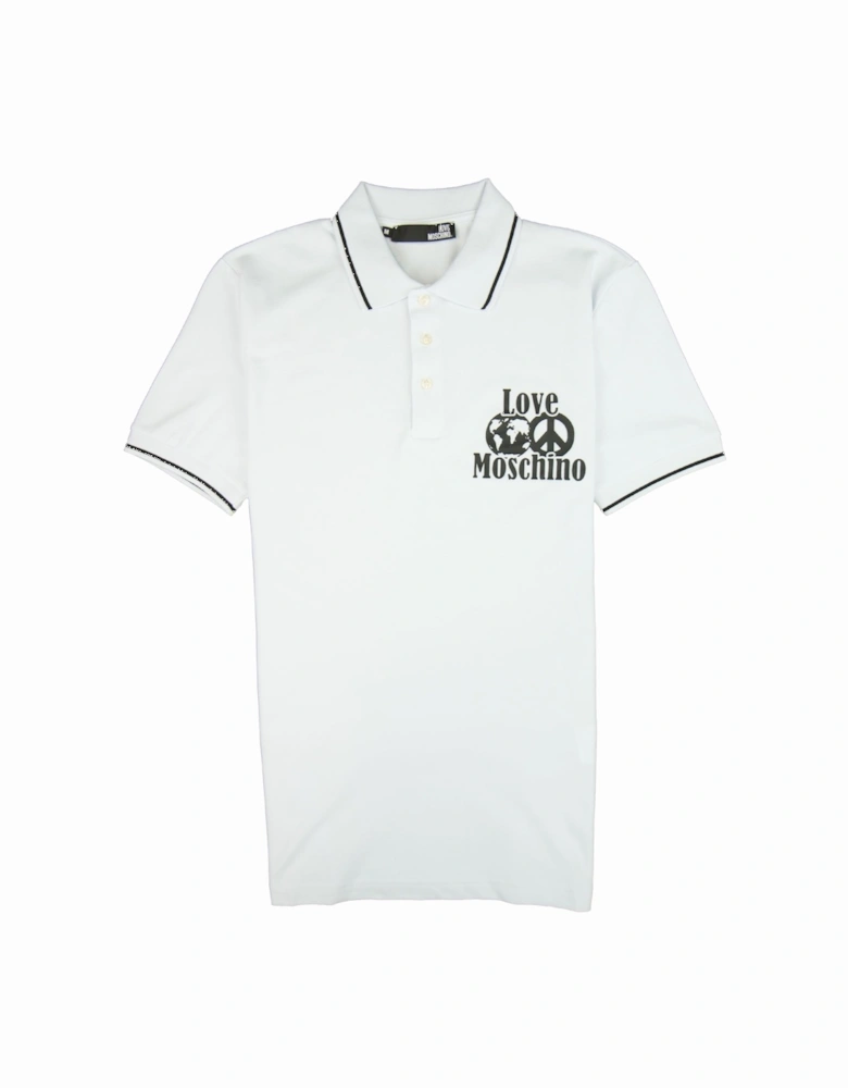 World Peace Polo Shirt White