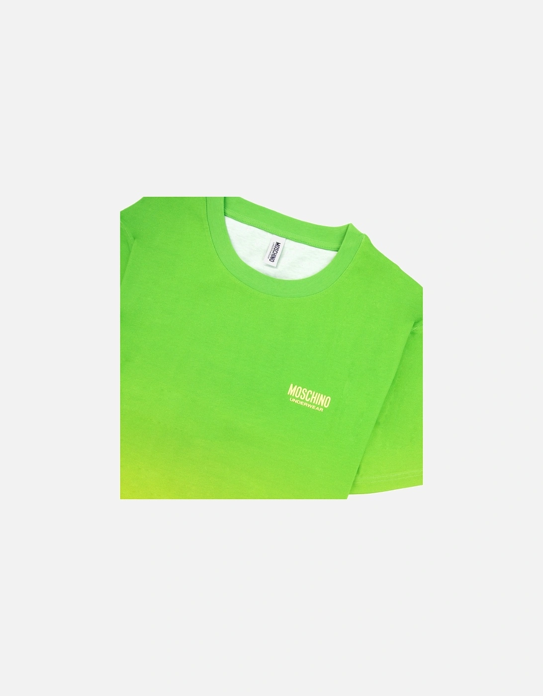 Underwear Logo Tape Lounge T Shirt Green/yellow
