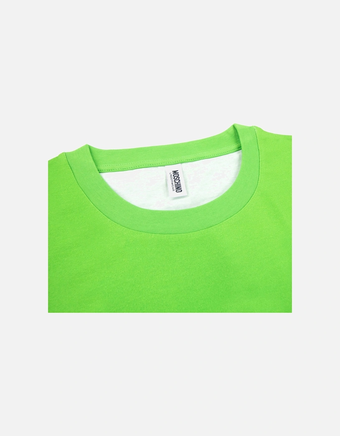 Underwear Logo Tape Lounge T Shirt Green/yellow