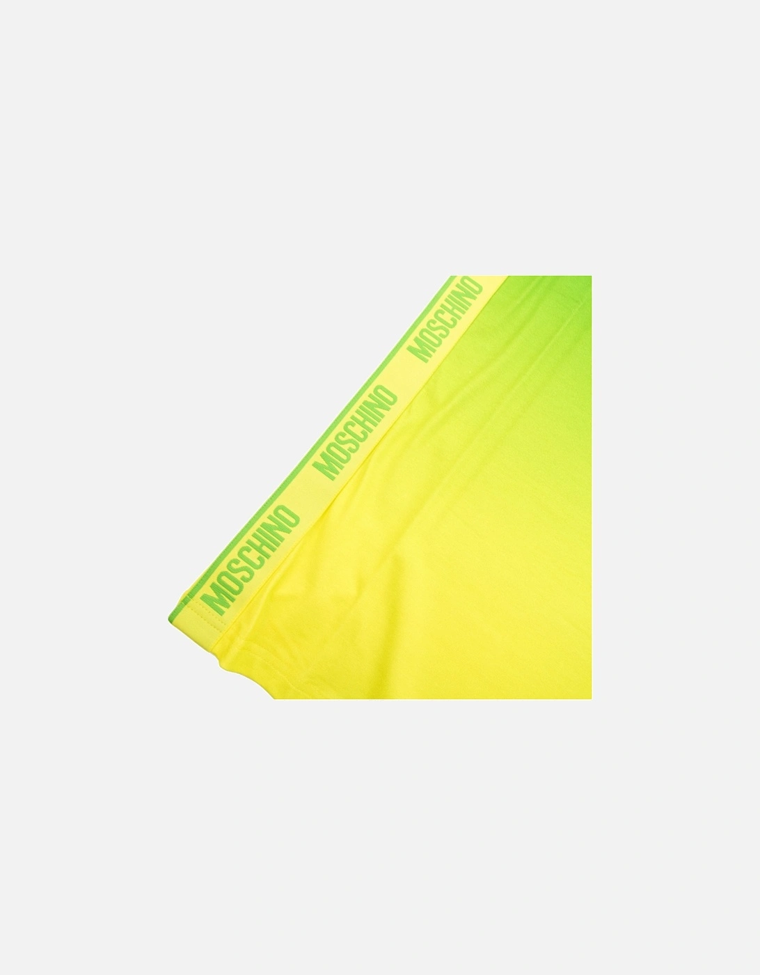 Underwear Logo Tape Lounge T Shirt Green/yellow