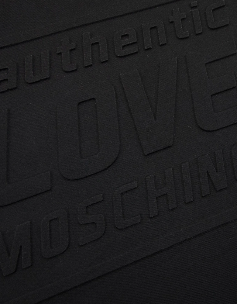 Authentic 3d Print T Shirt Black MX1