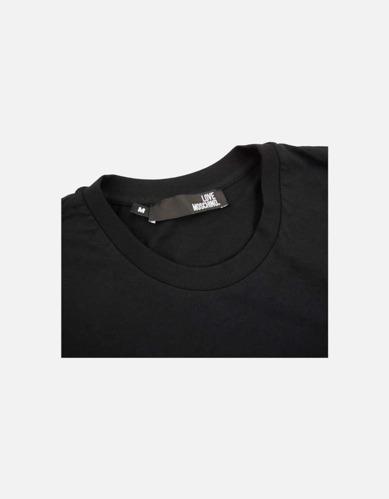 Authentic 3d Print T Shirt Black MX1
