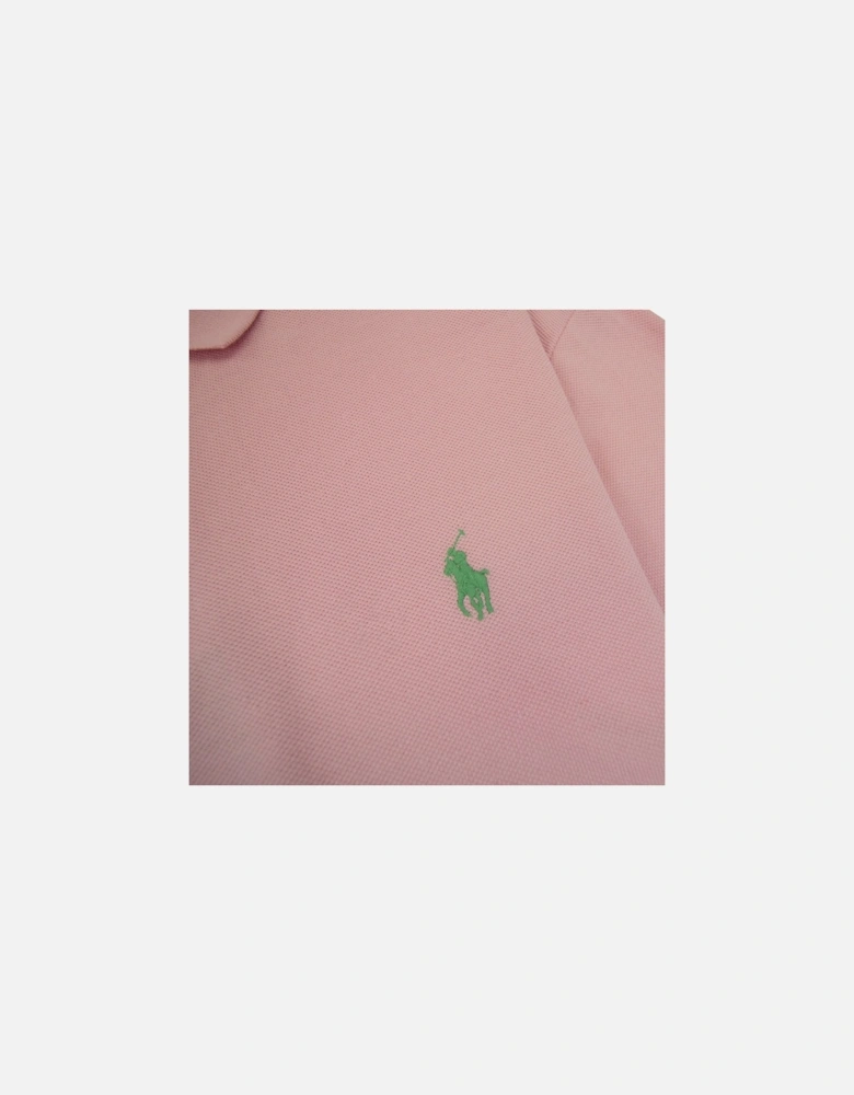 Slim Fit Short Sleeve Polo Elec Pink