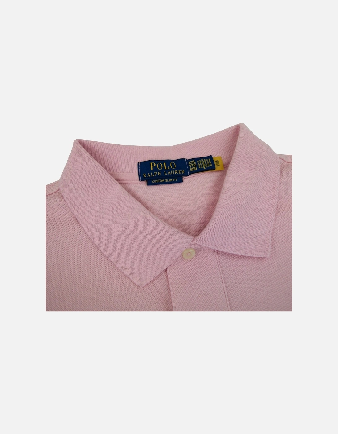 Slim Fit Short Sleeve Polo Elec Pink