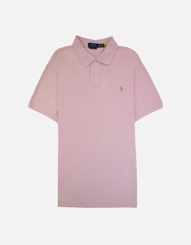 Slim Fit Short Sleeve Polo Elec Pink