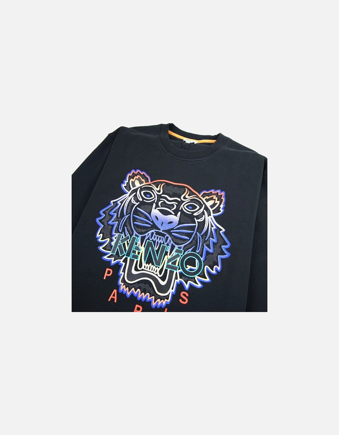 Gradient Tiger Sweatshirt Black