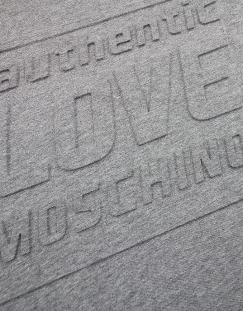 Authentic 3d Print T Shirt Grey MX1