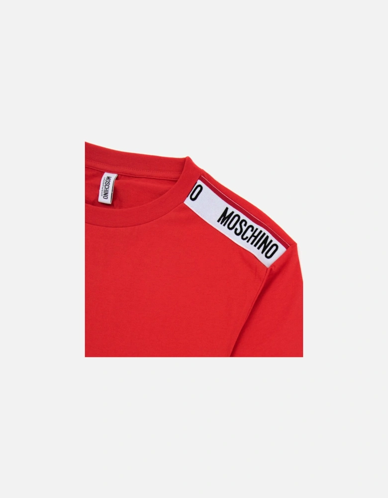 Underwear Tape Logo T-shirt Red 0113