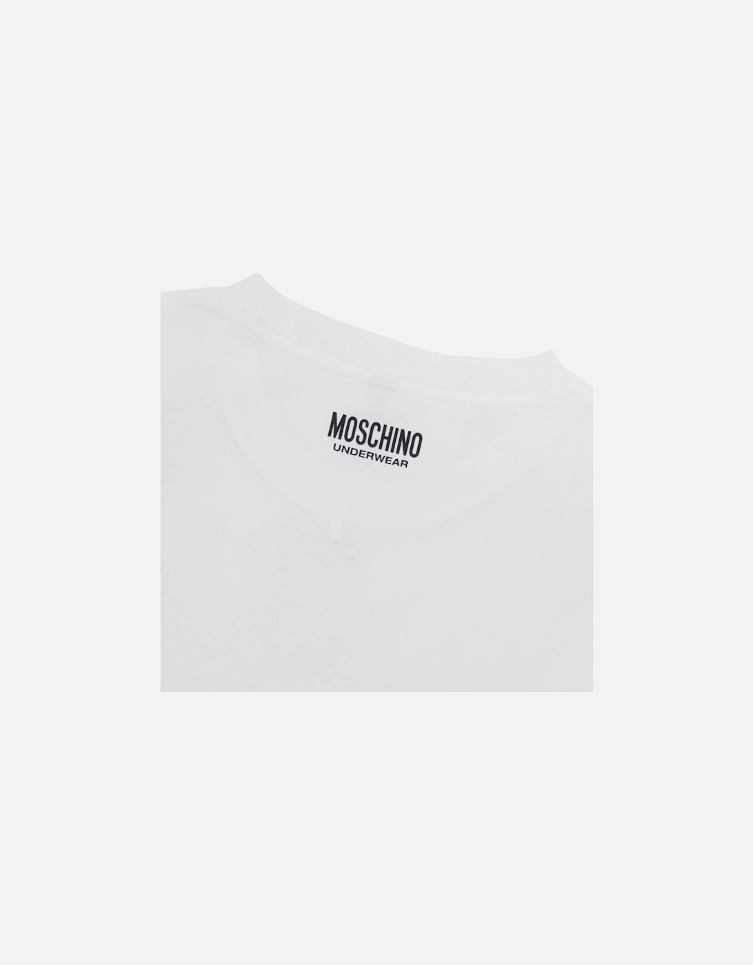 Underwear Tape Cuff Sleeve T Shirt White 0001