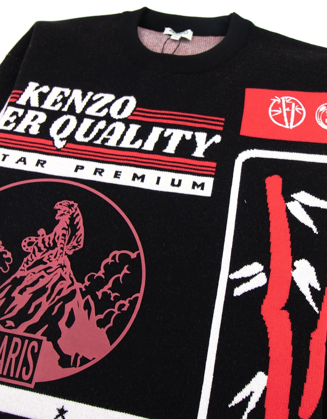 Rice Bags Knitted Jumper Black