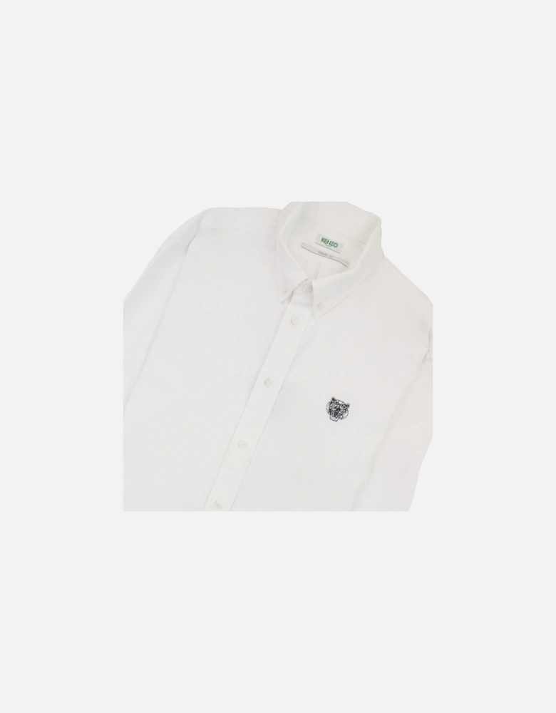 Casual Tiger Shirt White
