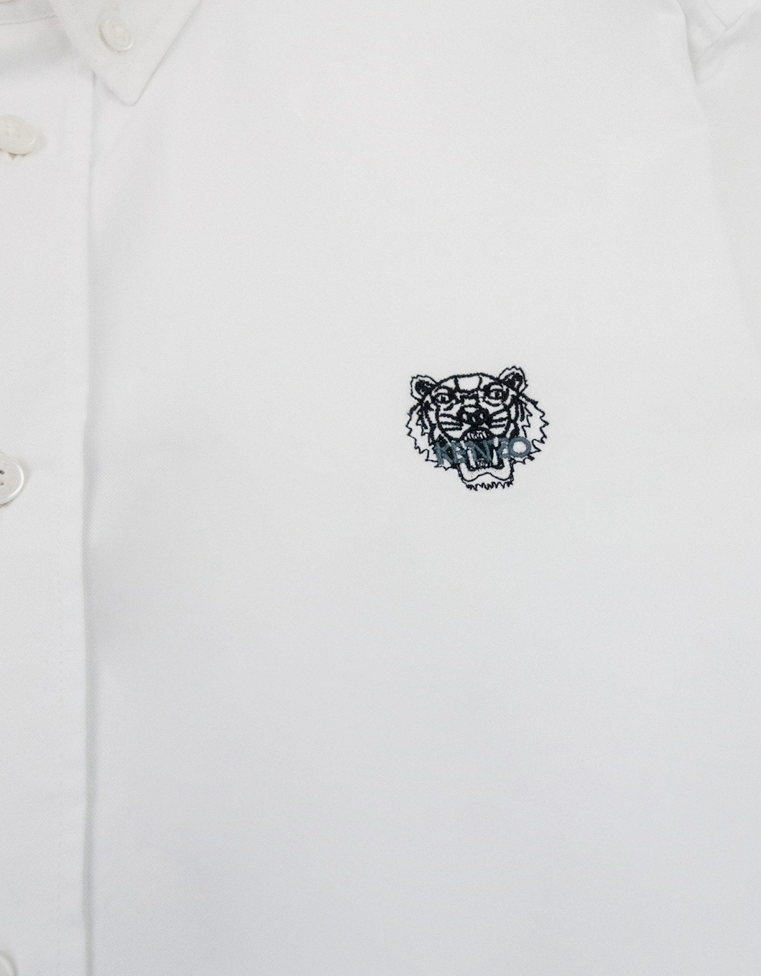 Casual Tiger Shirt White