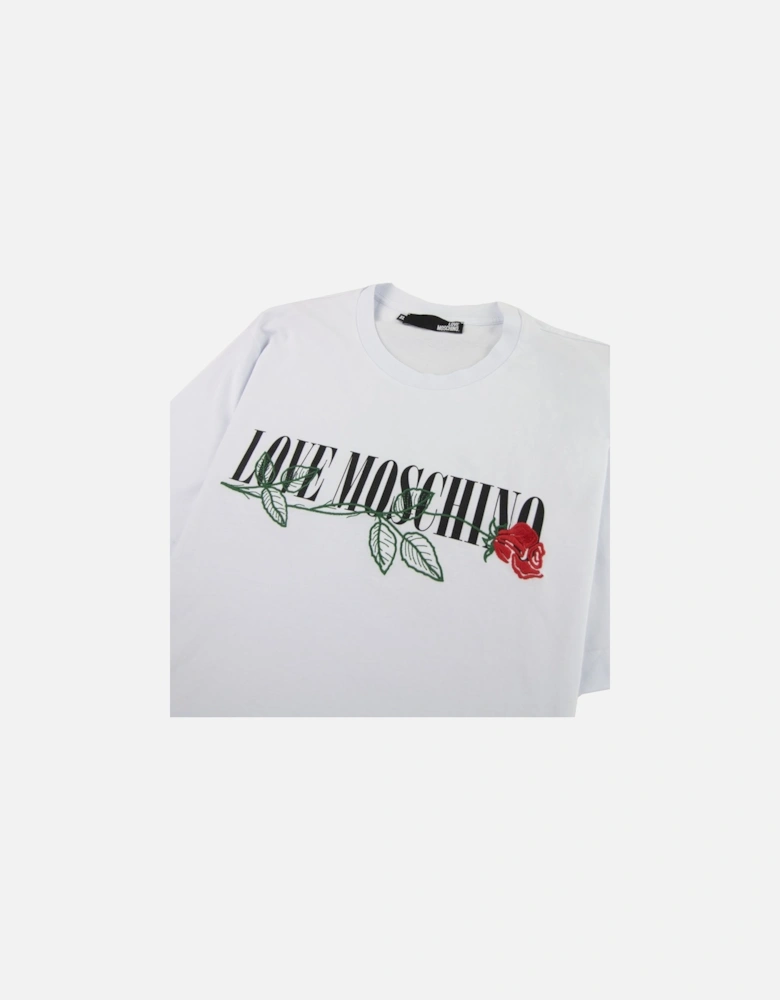 Rose Logo T-shirt White