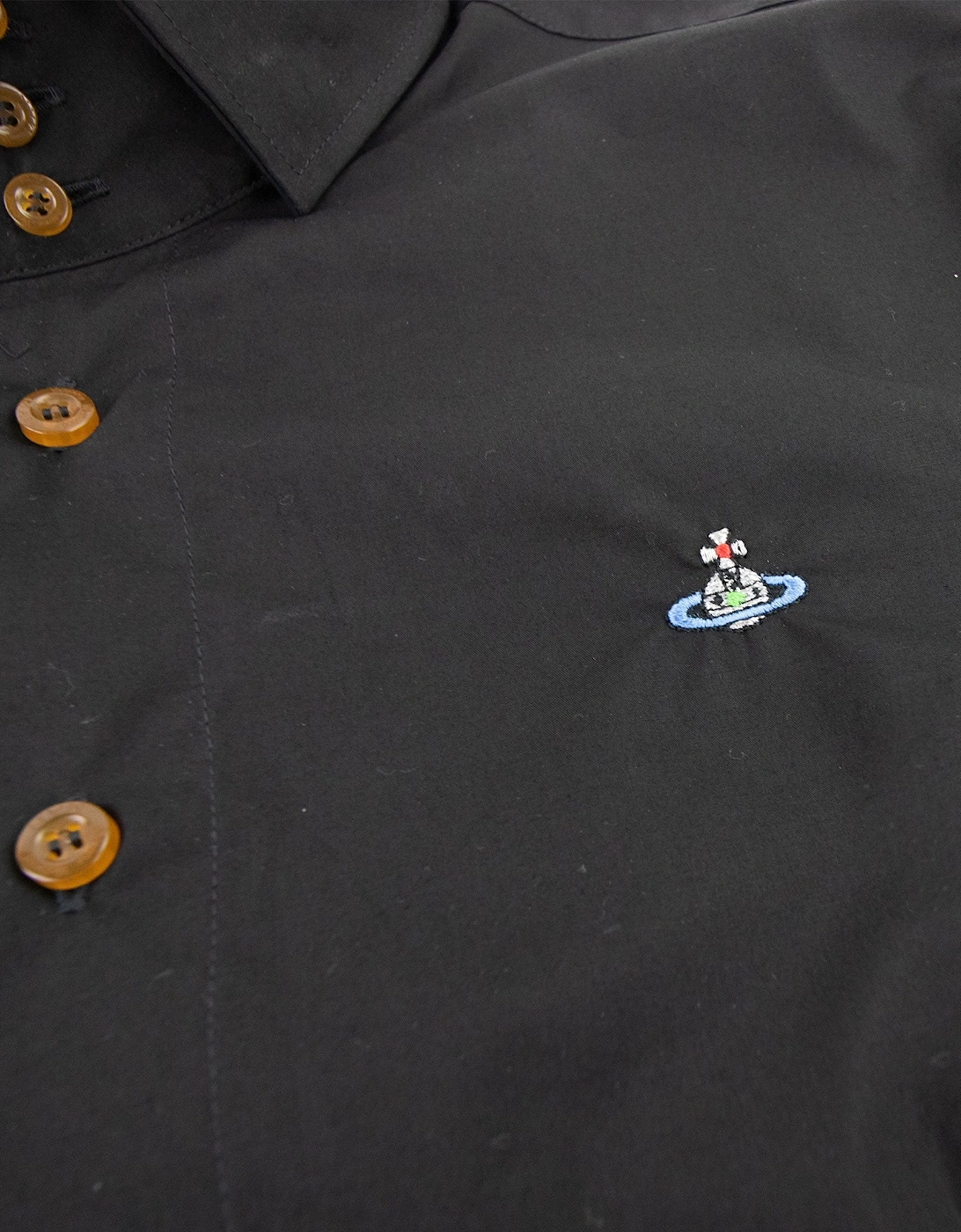 3 Button Shirt Black