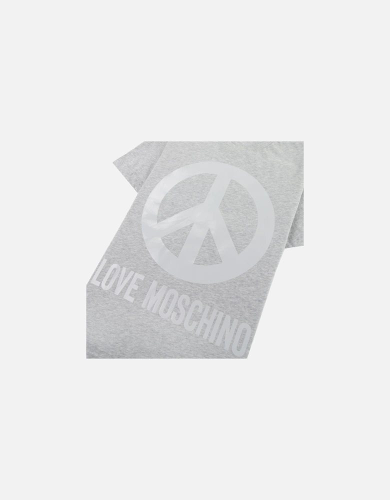 Peace T-shirt Grey/silver