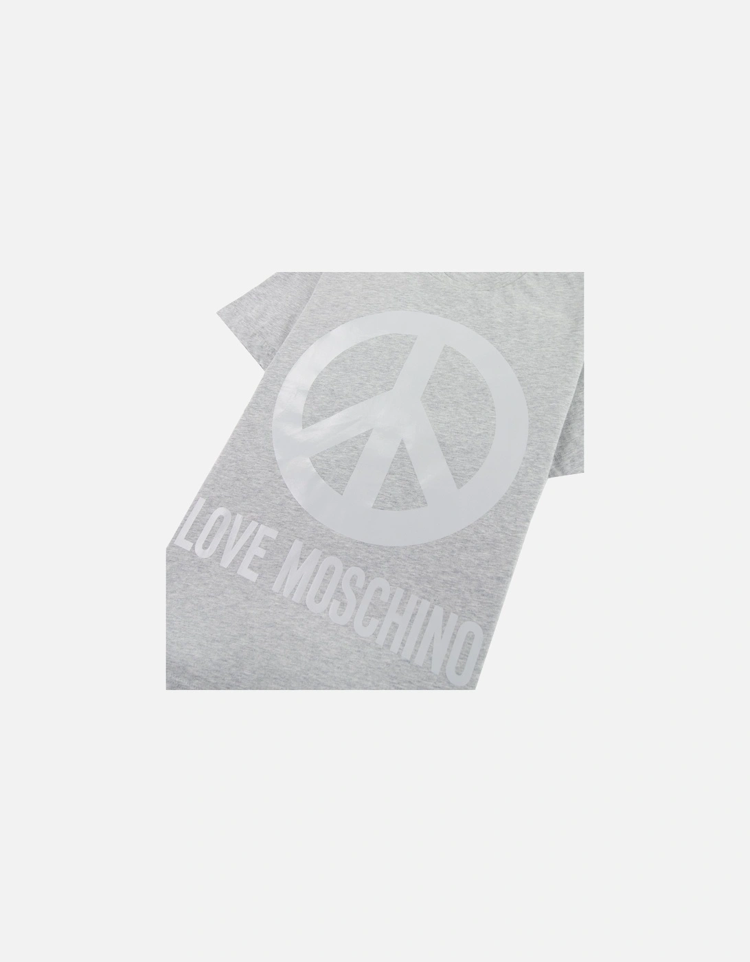 Peace T-shirt Grey/silver