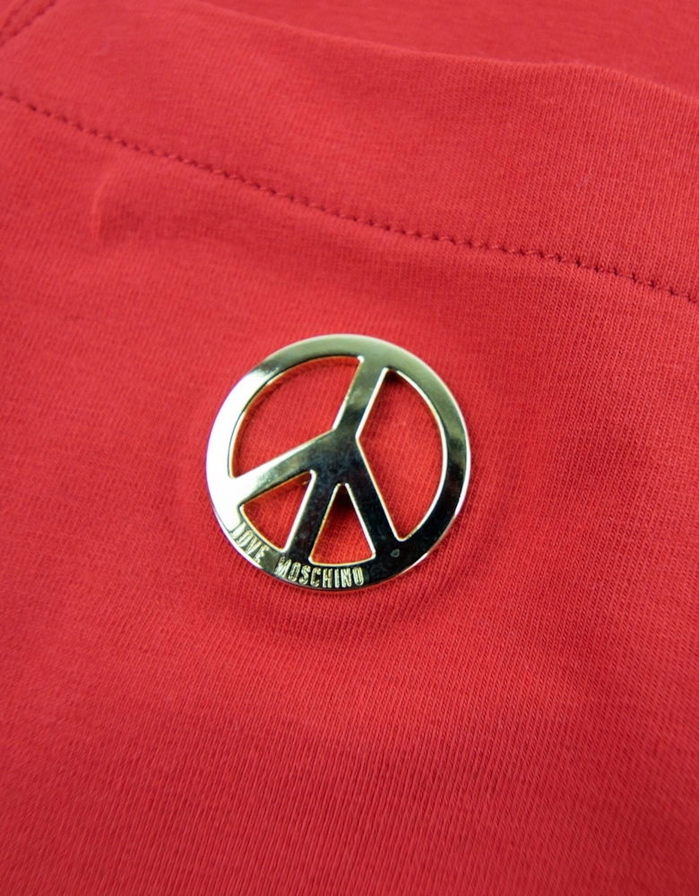 Gold Logo T-shirt Red