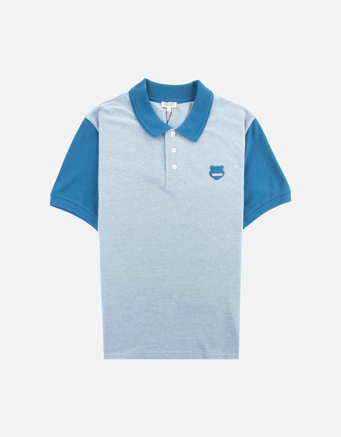 Fitted Tiger Polo Shirt Blue, 3 of 2