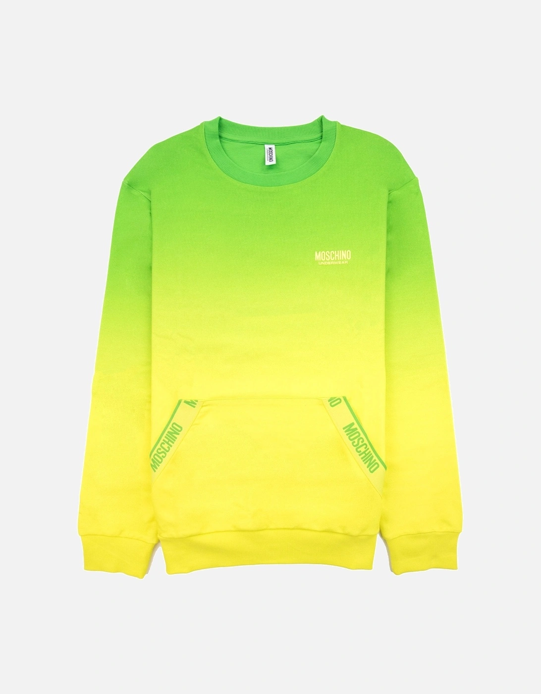 Underwear Pocket Tape Logo Sweatshirt Green/yellow, 6 of 5