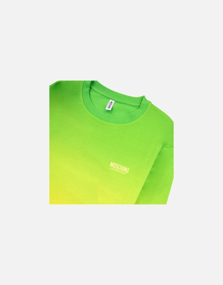 Underwear Pocket Tape Logo Sweatshirt Green/yellow