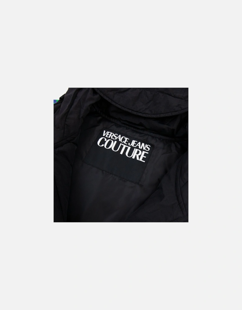 Jeans Couture Logo Accent Jacket Black