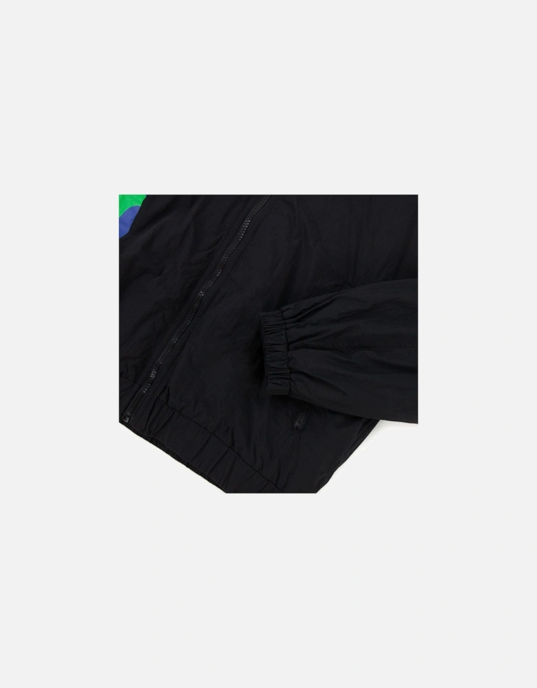 Jeans Couture Logo Accent Jacket Black