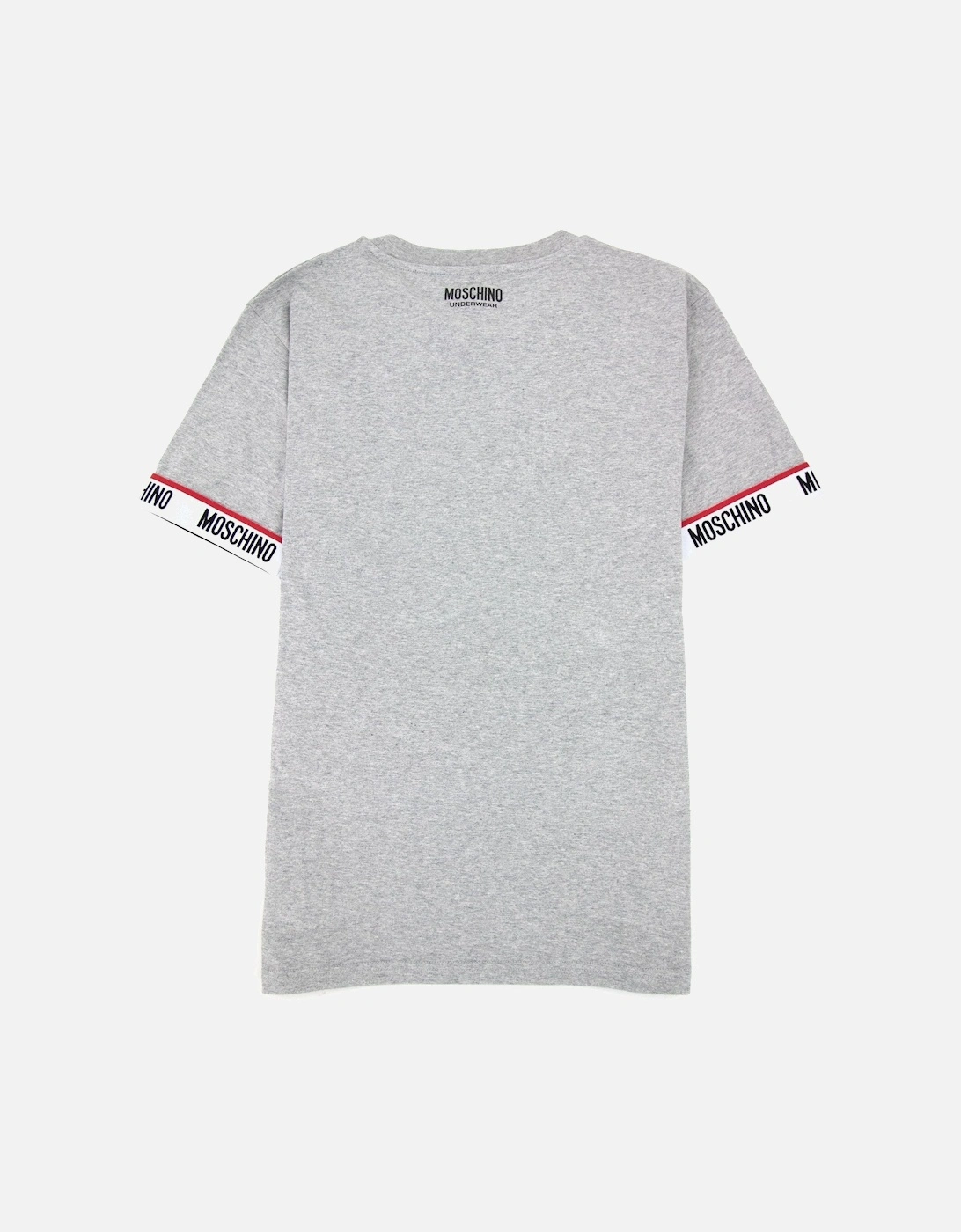 Underwear Tape Cuff Sleeve T Shirt Grey 0489