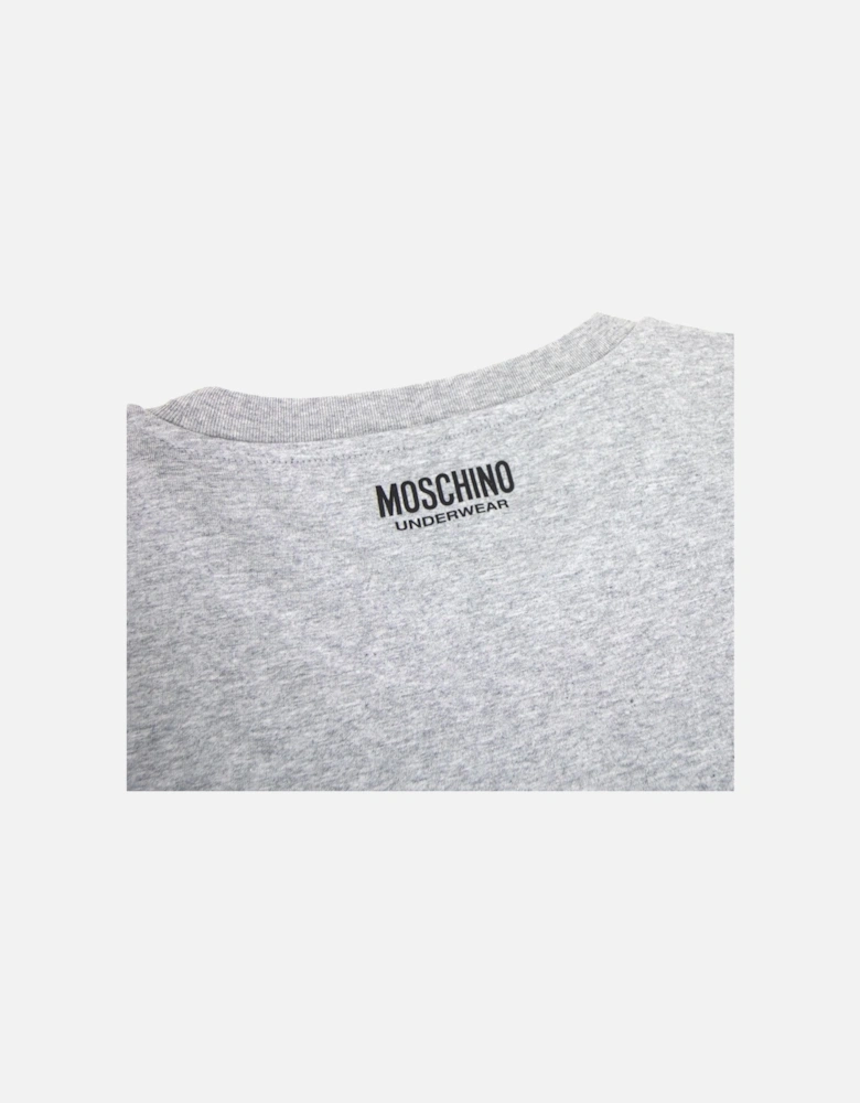 Underwear Tape Cuff Sleeve T Shirt Grey 0489