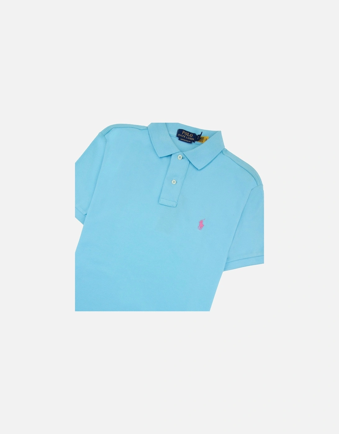 Slim Fit Short Sleeve Polo Turquoise