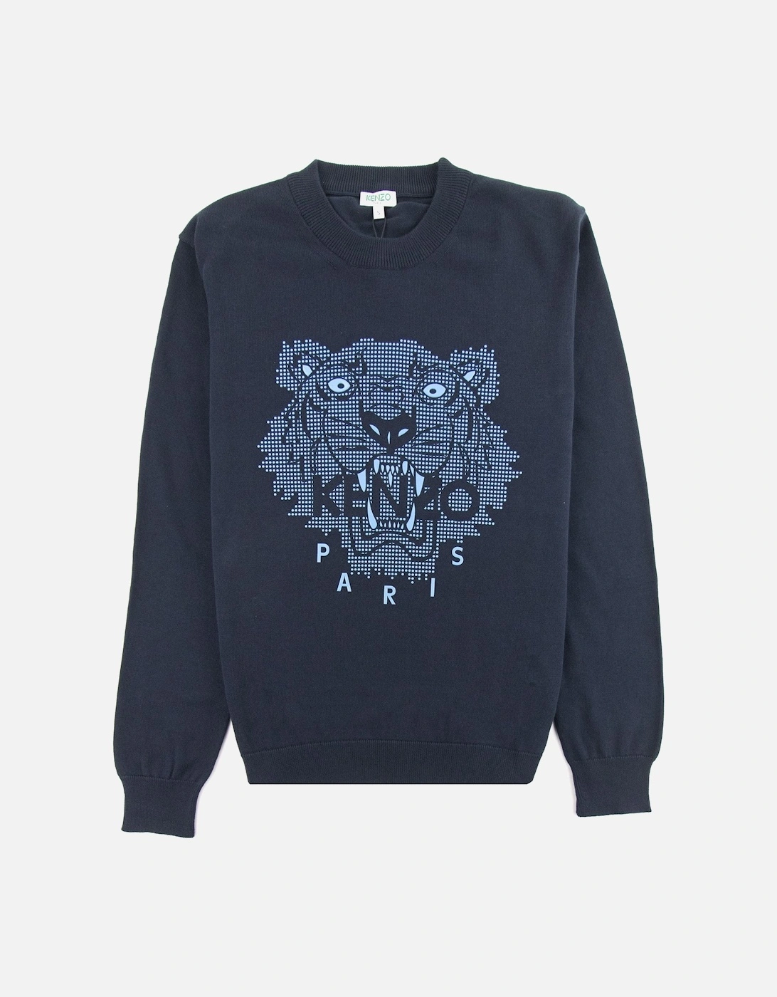 Dot Tiger Knitwear Sweatshirt Navy, 3 of 2