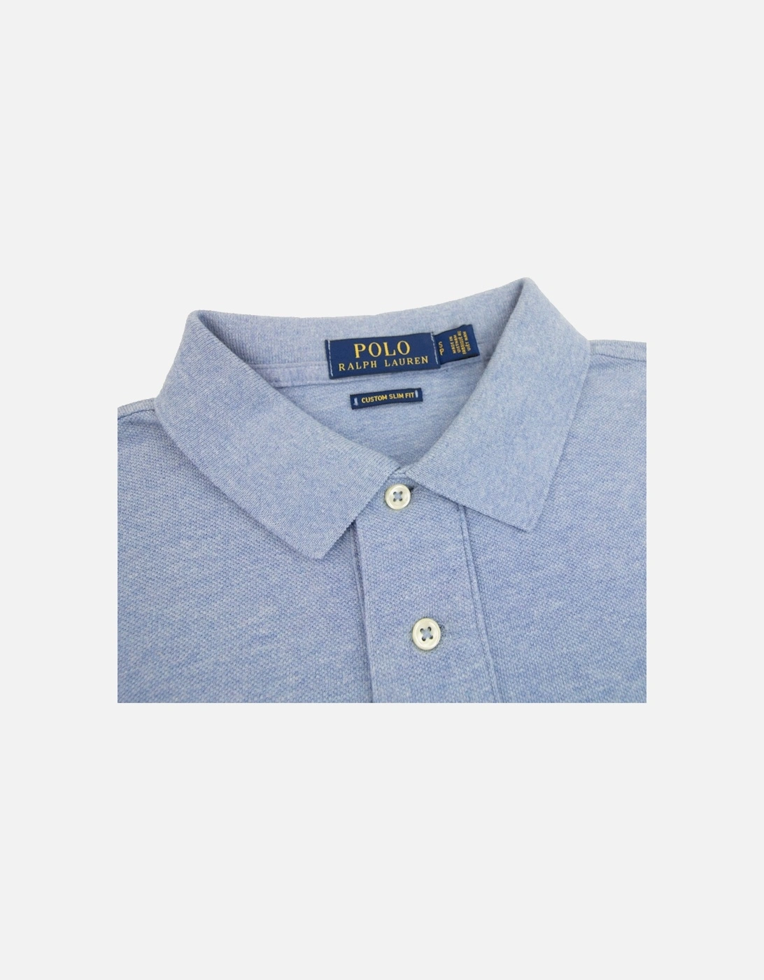 Slim Fit Short Sleeve Polo Sky Blue