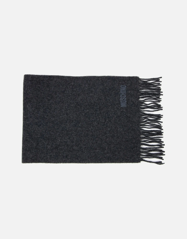 Sciarpa Knitted Logo Scarf Dark Grey