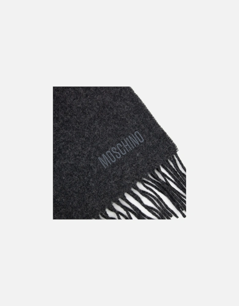 Sciarpa Knitted Logo Scarf Dark Grey