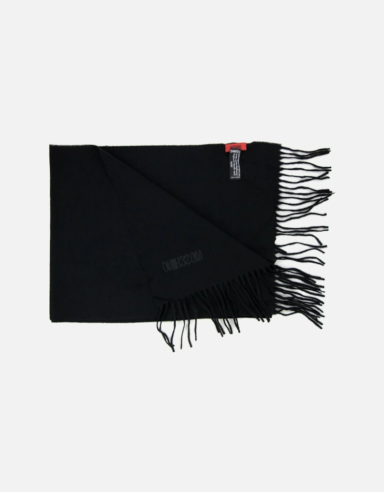 Sciarpa Knitted Logo Scarf Black
