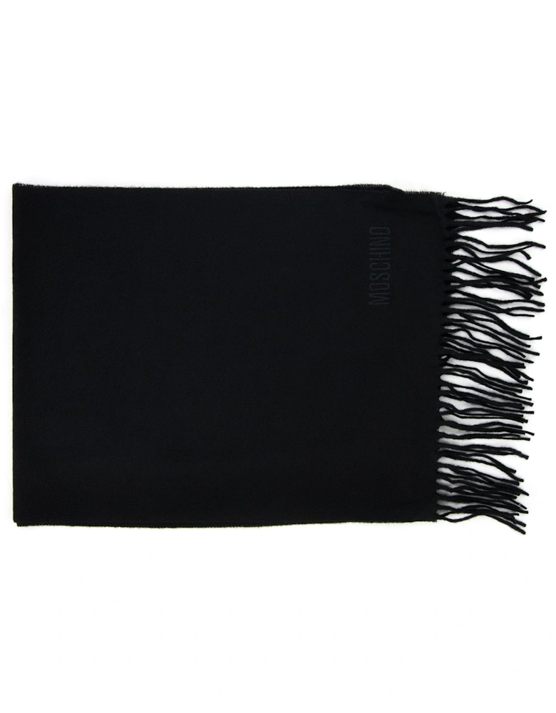 Sciarpa Knitted Logo Scarf Black