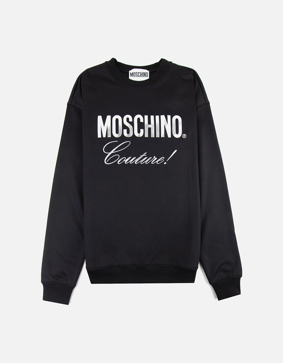 Couture Silver Logo Sweatshirt Black, 3 of 2