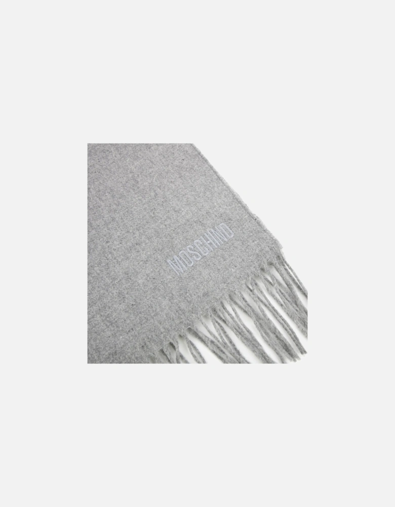 Sciarpa Knitted Logo Scarf Light Grey