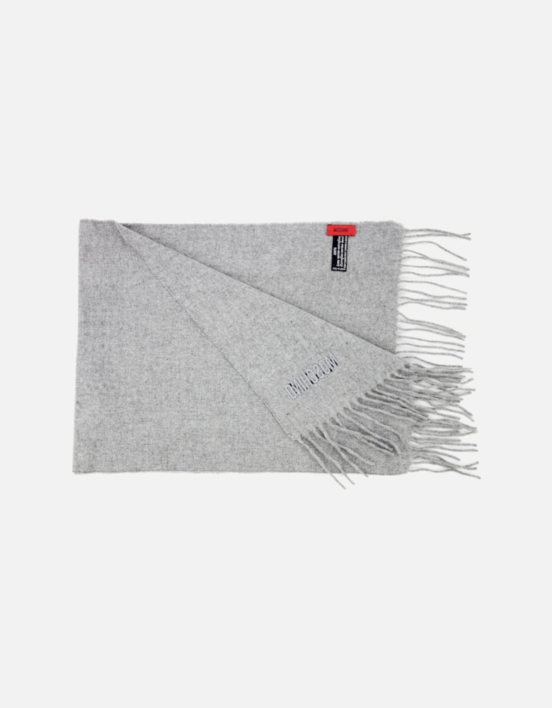 Sciarpa Knitted Logo Scarf Light Grey