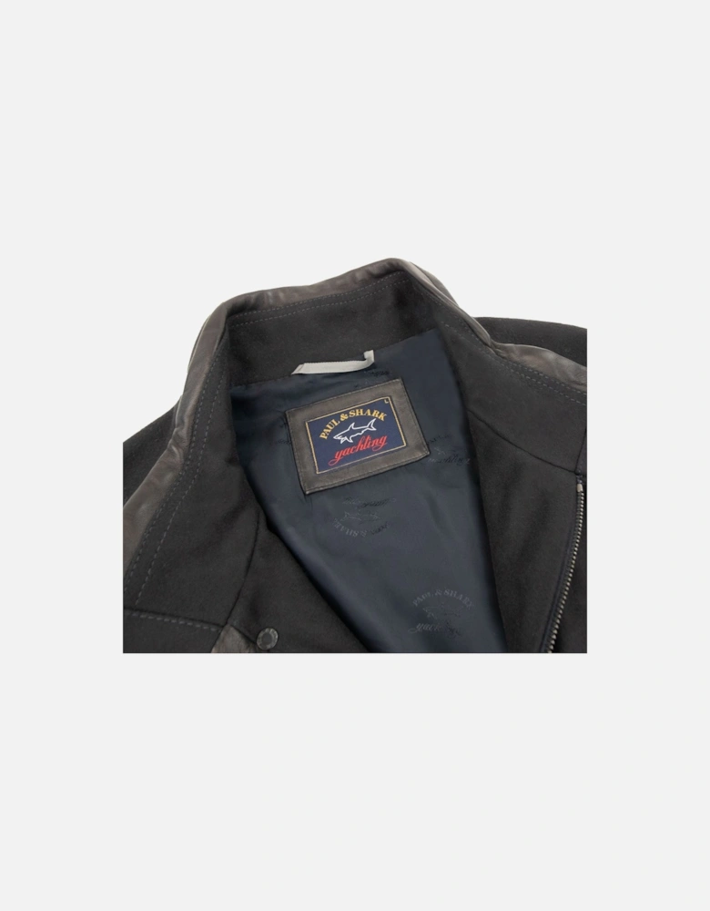 Paul And Shark Metal Arm Logo Woven Jacket Black 050