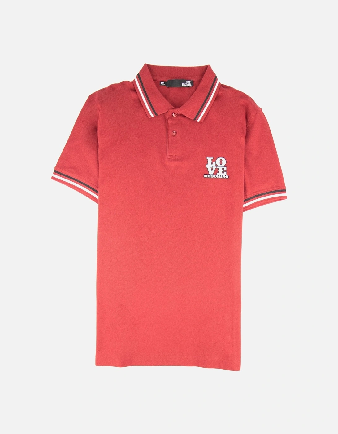 Embroidered Logo S/s Polo Burgundy, 3 of 2