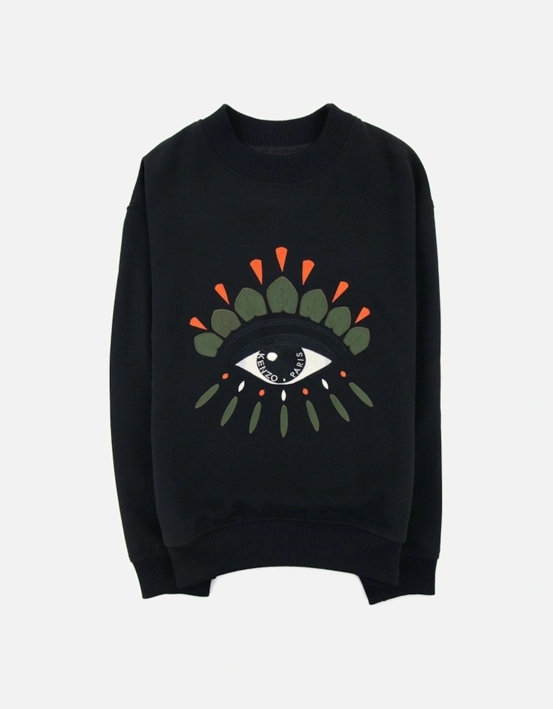 Eye Woven Sweat Black